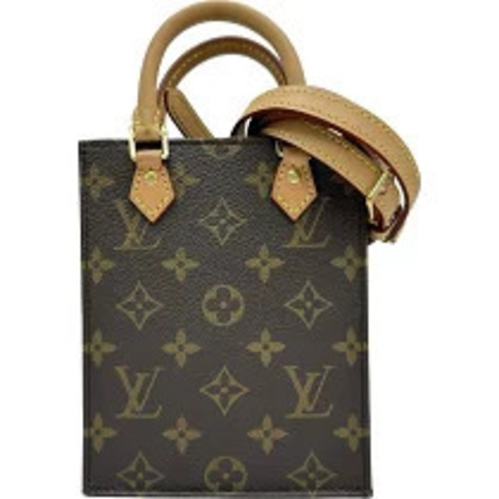 Louis Vuitton Sac Plat Brown Monogram Shoulder Bag
